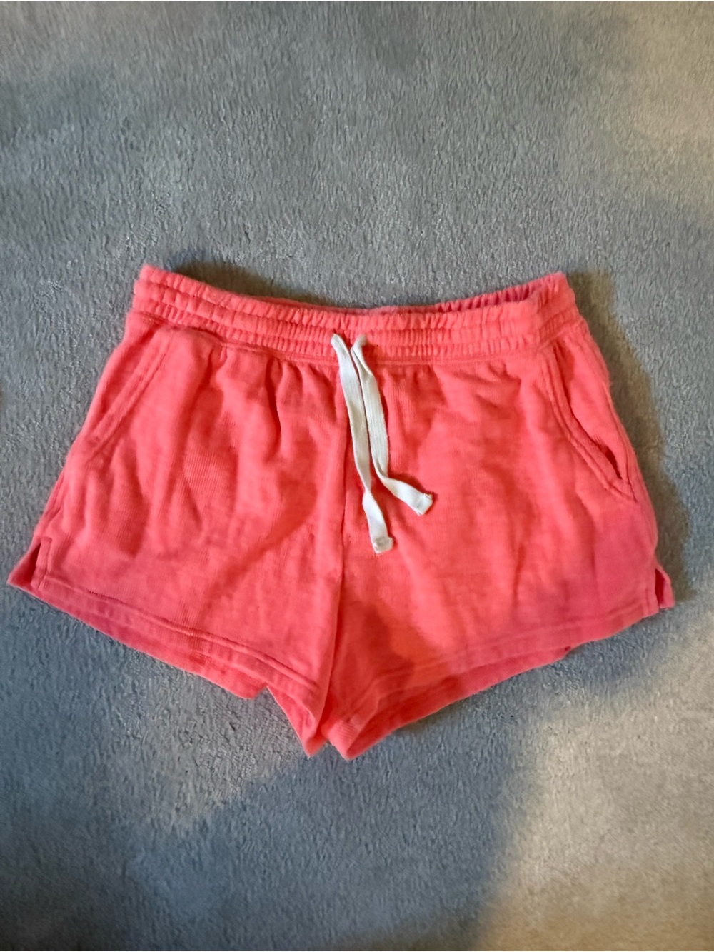 Aerie Coral Drawstring Lounge Shorts